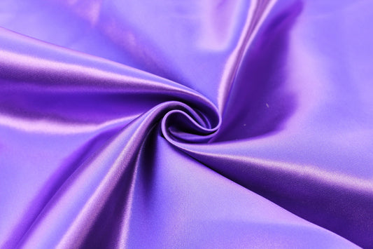 Luxurious Purple Satin Fabric (1Y)